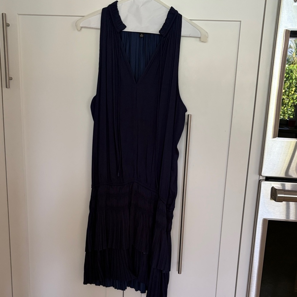Current Air Navy Asymmetrical Dress
